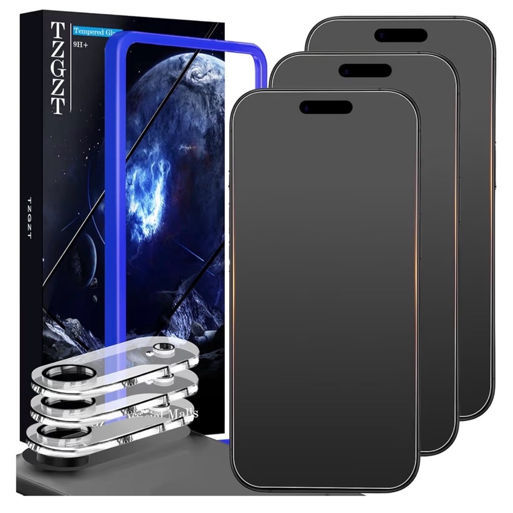 iPhone Air Screen Protector 3 Pack Anti Blue Light Matte Glass
